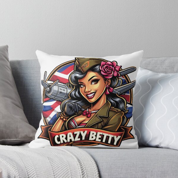 Item preview, Hot  betty  pilot girl from ww2 pinup designed and sold by Greenbessela.