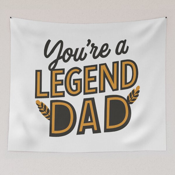 Item preview, Legendary Dad - Iconic Father's Day Art designed and sold by HahaHandlesHub.