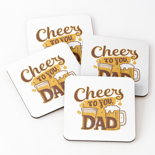 Item preview, Cheers to You, Dad! Classic Pub-Inspired Father's Day Artwork designed and sold by HahaHandlesHub.
