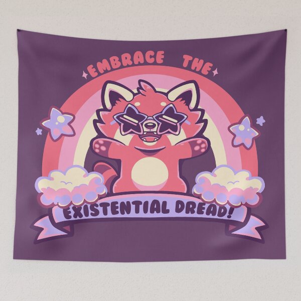 Item preview, Embrace the Existential Dread designed and sold by TechraNova.