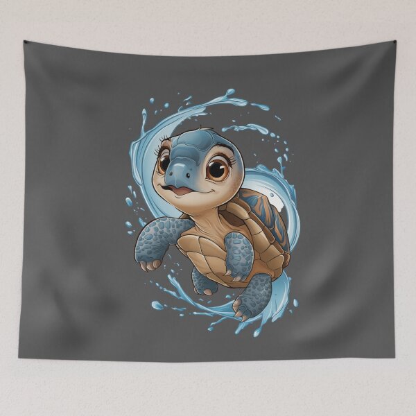 Item preview, Little Turtle - Baby turtle - Turtle drawing - Turtle for kids designed and sold by JansenGS.