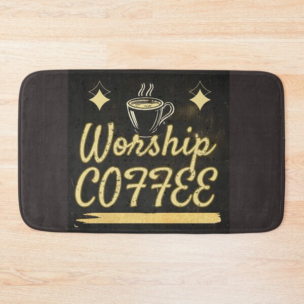 Item preview, Worship Coffee  designed and sold by Pixel-Lair.