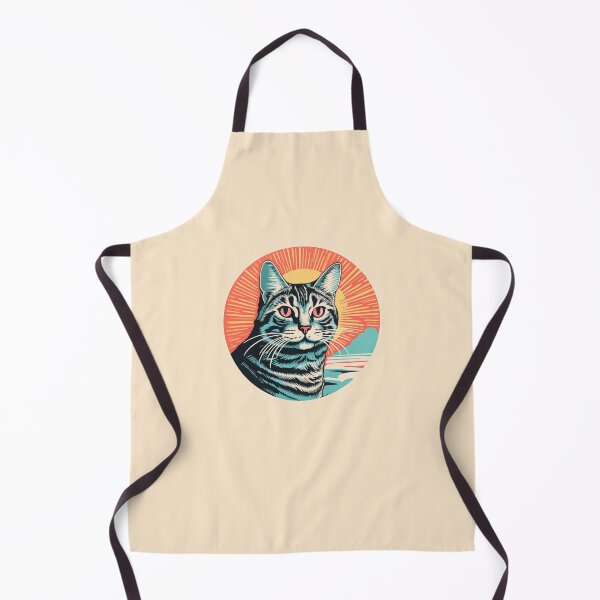 Item preview, Risograph Funky Cat designed and sold by ArtstyleAlchemy.