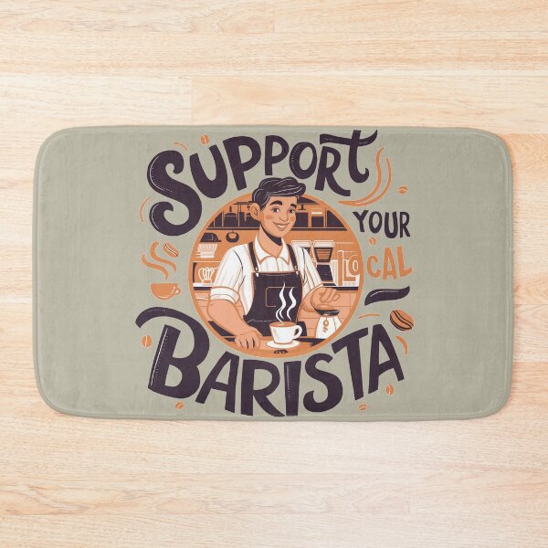 Artikelvorschau, Unterstützen Sie Ihren Barista entworfen und verkauft von Ronika World.