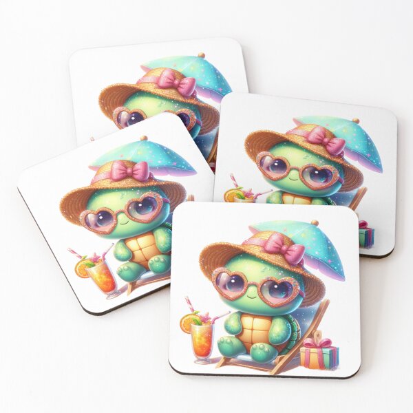 Item preview, Summer turtle designed and sold by LunettaShop.