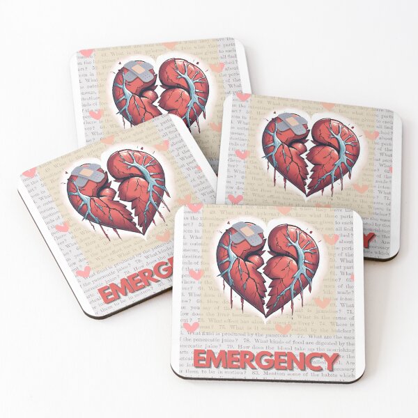 Item preview, Emergency, Broken heart designed and sold by studio468.