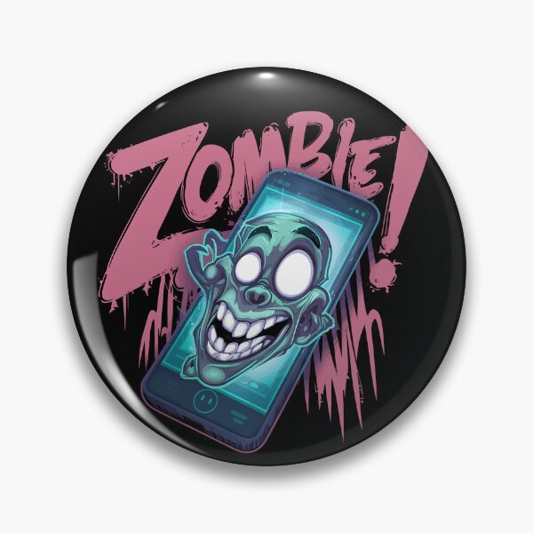 Item preview, Zombie Smartphone Addiction Design designed and sold by Quirky Shirts.