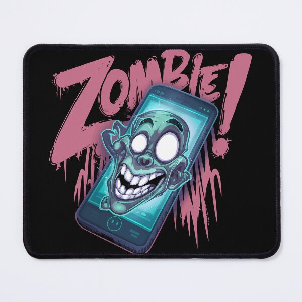 Item preview, Zombie Smartphone Addiction Design designed and sold by Quirky Shirts.