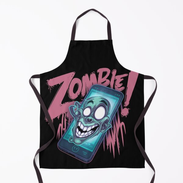 Item preview, Zombie Smartphone Addiction Design designed and sold by Quirky Shirts.
