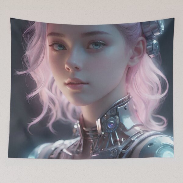 Item preview, A Digital Character with Pink Hair designed and sold by masabo.
