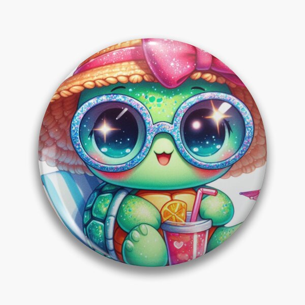 Item preview, summer turtle designed and sold by LunettaShop.