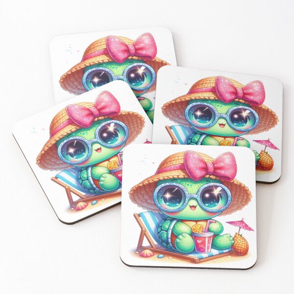 Item preview, summer turtle designed and sold by LunettaShop.