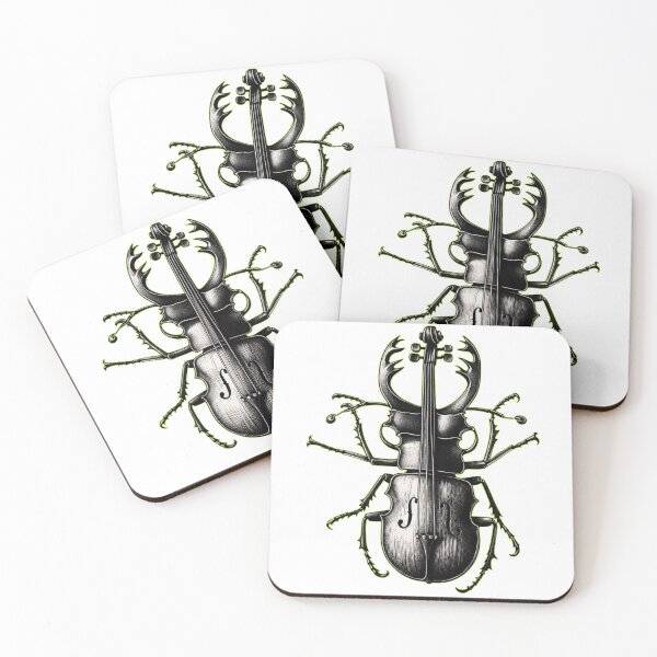 Item preview, Beetle Violin Symphony - Artistic Fusion Tee designed and sold by MiszungART.