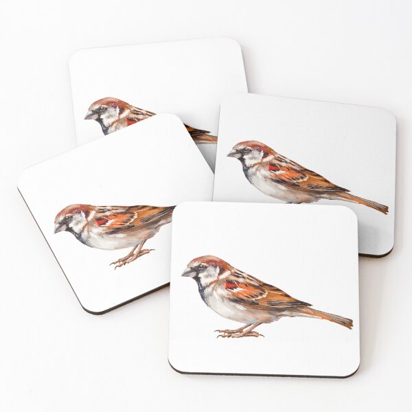 Item preview, House Sparrow Oils designed and sold by DariyaDell.