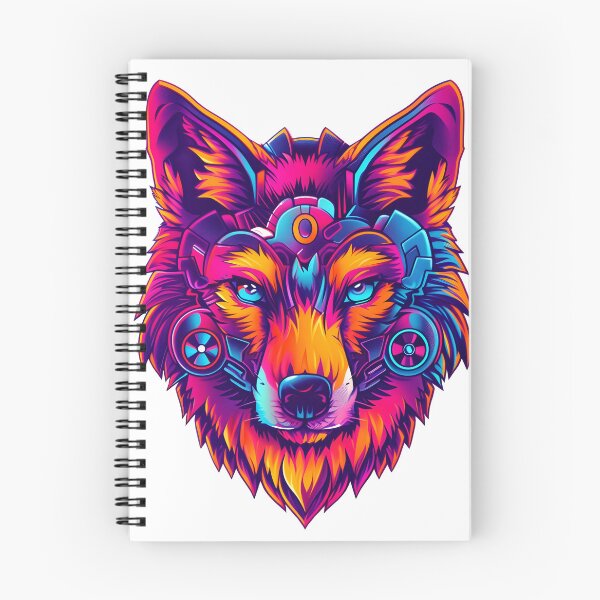 Item preview, Cyberpunk modern wolf design designed and sold by marco2r.