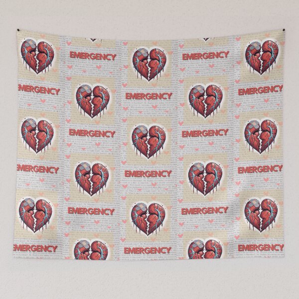 Item preview, Emergency, Broken heart designed and sold by studio468.