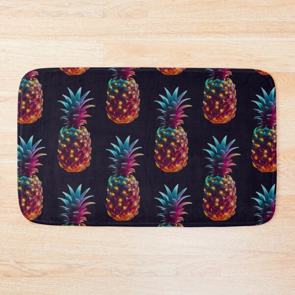 Item preview, Green & Orange Colorful Glowing Pineapple Pattern | IYKYK Lifestyle designed and sold by JLEmporium.