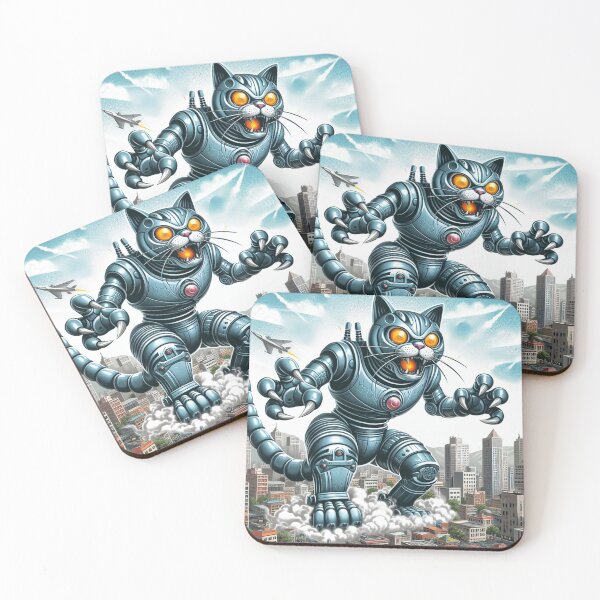 Item preview, Fearsome Cat Robot Rampage designed and sold by Z0Ne.