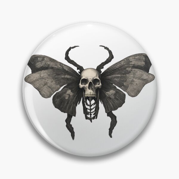 Item preview, Skull Moth designed and sold by MetalThreads-UK.