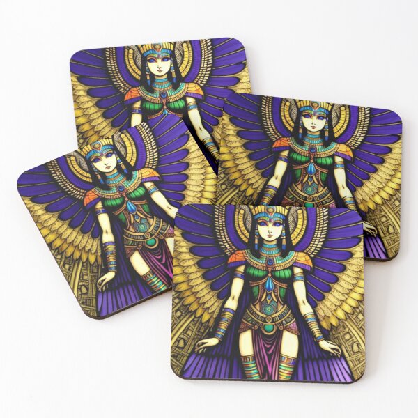 Item preview, Abstract Egyptian Art Isis designed and sold by TheDarkWardrobe.