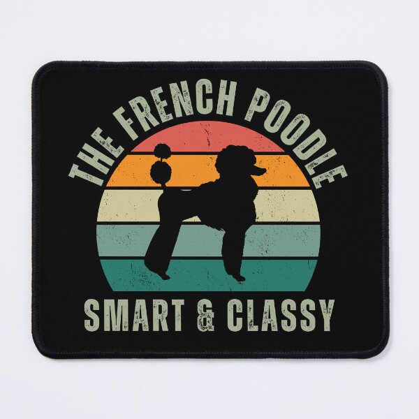 Item preview, Standard French Poodle Smart and Classy Retro Poodle Mama designed and sold by twigandmeadow.