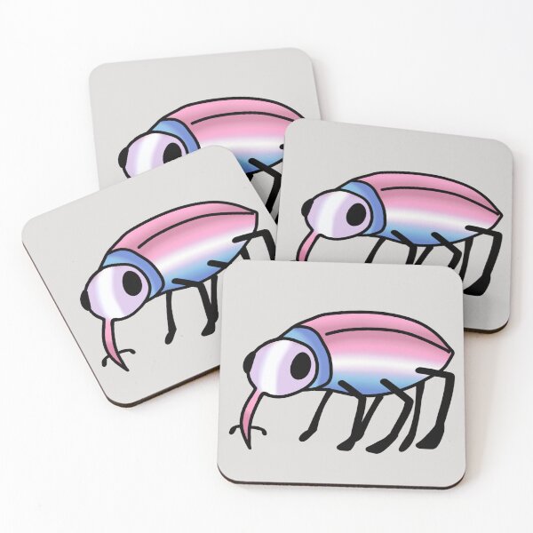 Item preview, Pride Flag Bigender Weevil Beetle designed and sold by doodledont.