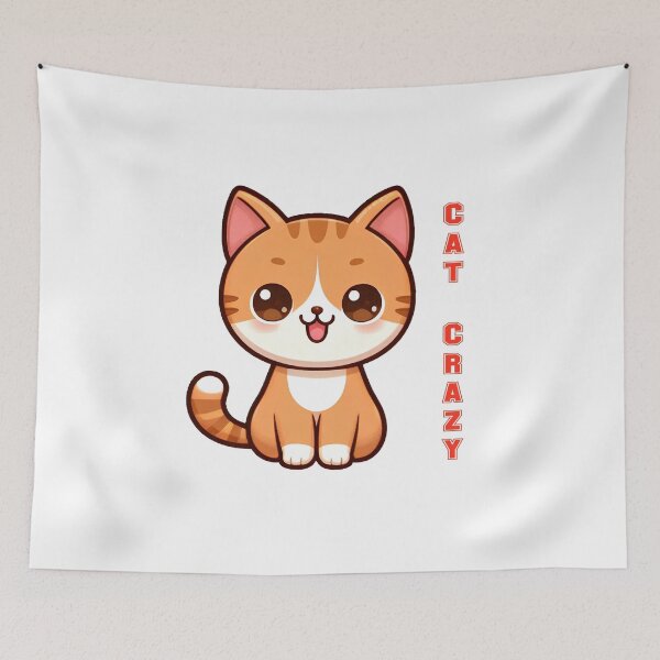 Item preview, Cat Crazy designed and sold by Oddly Yours Goods.