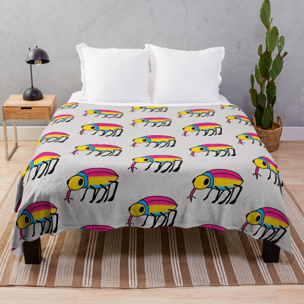 Item preview, Pride Flag Pan Weevil Beetle designed and sold by doodledont.