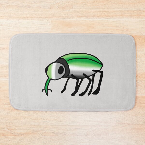 Item preview, Pride Flag Aromantic Weevil Beetle designed and sold by doodledont.