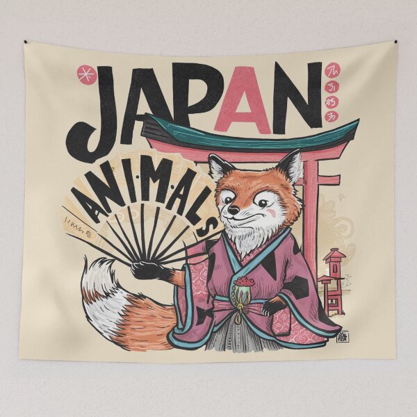 Item preview, Japanese-fox designed and sold by Ronika World.