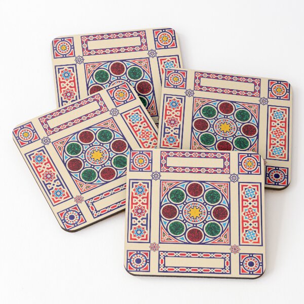 Item preview, Ornamental Pattern Circles 1897 Cairo Egypt designed and sold by RocketshipRetro.