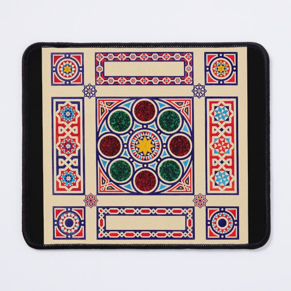 Item preview, Ornamental Pattern Circles 1897 Cairo Egypt designed and sold by RocketshipRetro.