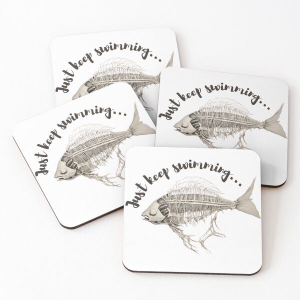 Item preview, Just Keep Swimming... designed and sold by MetalThreads-UK.