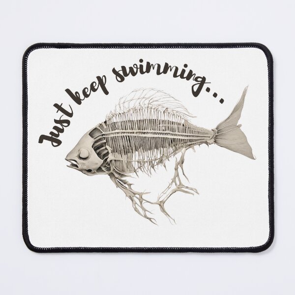 Item preview, Just Keep Swimming... designed and sold by MetalThreads-UK.