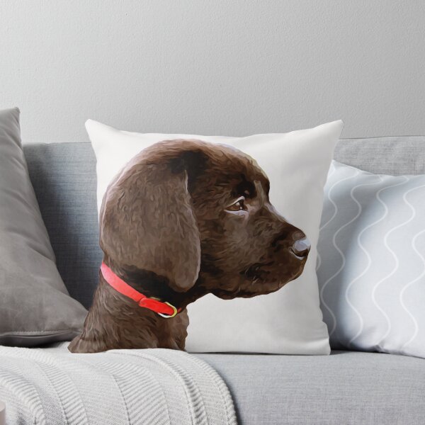 Item preview, Chocolate Lab Puppy  designed and sold by BlackDogArtJudy.