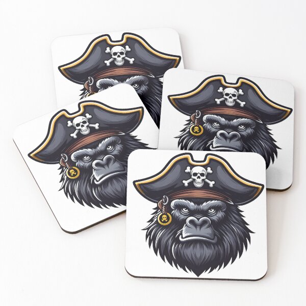 Item preview, Majestic Gorilla Face | Pirate Look designed and sold by Apex-Ape.