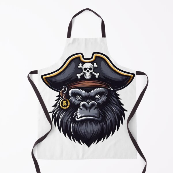 Item preview, Majestic Gorilla Face | Pirate Look designed and sold by Apex-Ape.