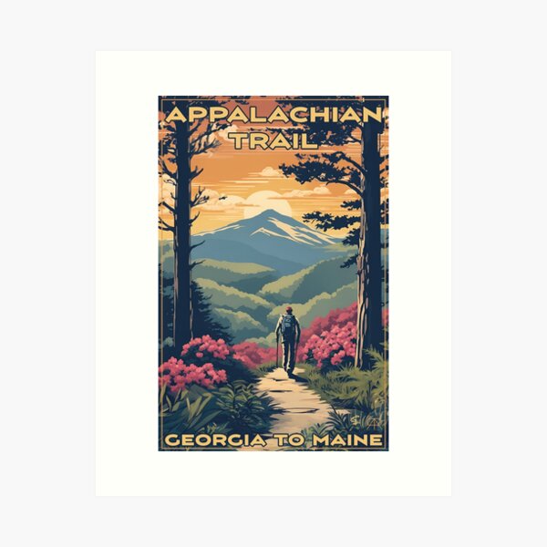 Item preview, Vintage Appalachian Trail - Georgia to Maine designed and sold by River and Ridge.