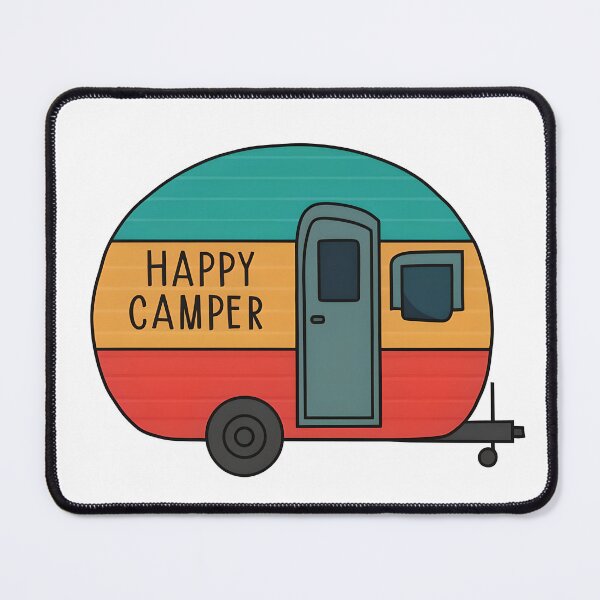 Item preview, Happy Camper: Embrace the Joy of the Outdoors designed and sold by Pattern-Parade.