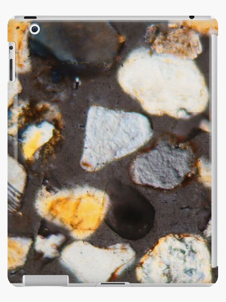 Thin Section Of Desert Sand Grains Under The Microscope And In Polarized Light Ipad Case Skin By Zosimus Redbubble
