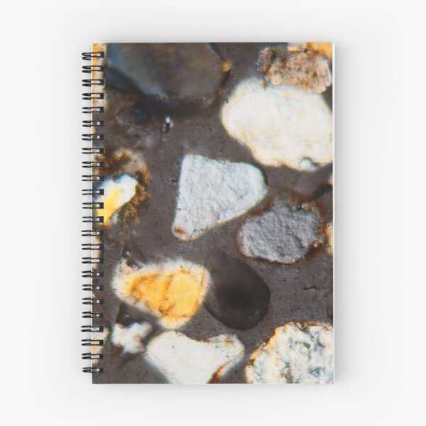 Item preview, Thin section of desert sand grains under the microscope and in polarized light designed and sold by Zosimus.