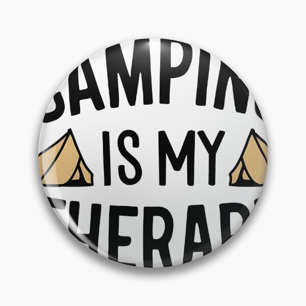 Item preview, Camping Is My Therapy: Nature's Healing Embrace designed and sold by Pattern-Parade.