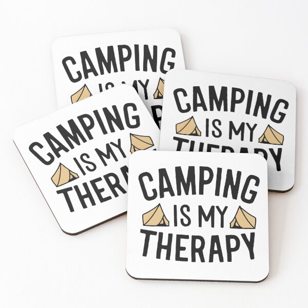 Item preview, Camping Is My Therapy: Nature's Healing Embrace designed and sold by Pattern-Parade.