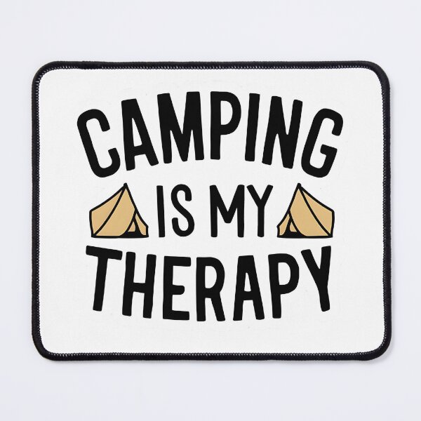 Item preview, Camping Is My Therapy: Nature's Healing Embrace designed and sold by Pattern-Parade.