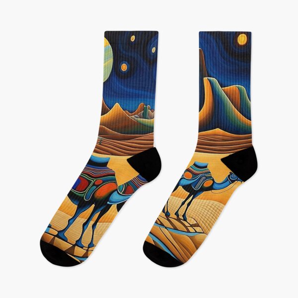 Item preview, Camel train at night designed and sold by George Hutton Hunter.