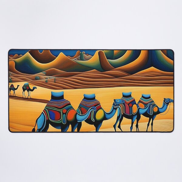 Item preview, Camel train at night designed and sold by George Hutton Hunter.