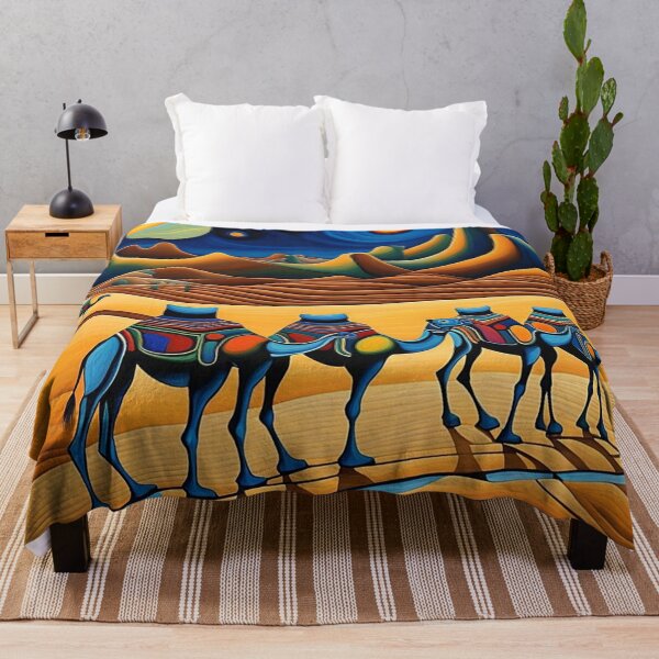 Item preview, Camel train at night designed and sold by George Hutton Hunter.