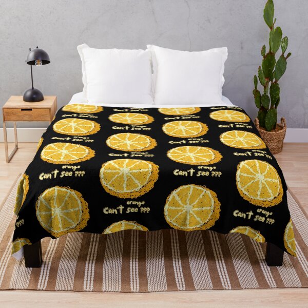 Item preview, Orange Can't See??? Orange Pun Scribbles Funny Prints designed and sold by DendaArt.