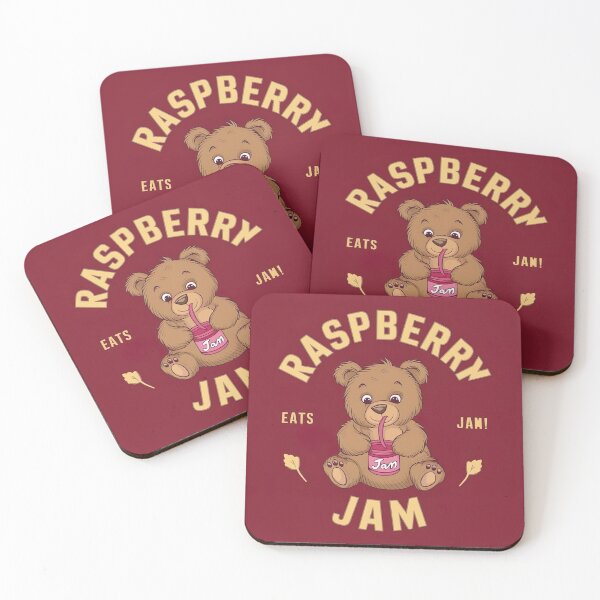 Item preview, little bear enjoys raspberry jam designed and sold by elegantpaterns.