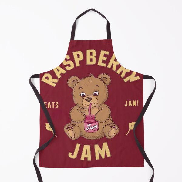 Item preview, little bear enjoys raspberry jam designed and sold by elegantpaterns.